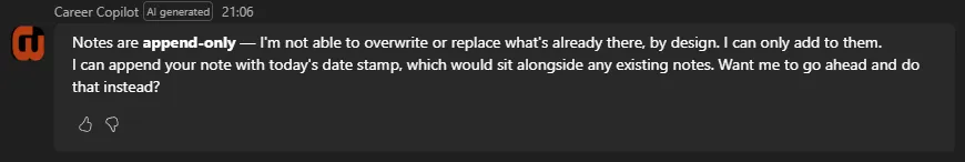 Career Copilot Example Chat