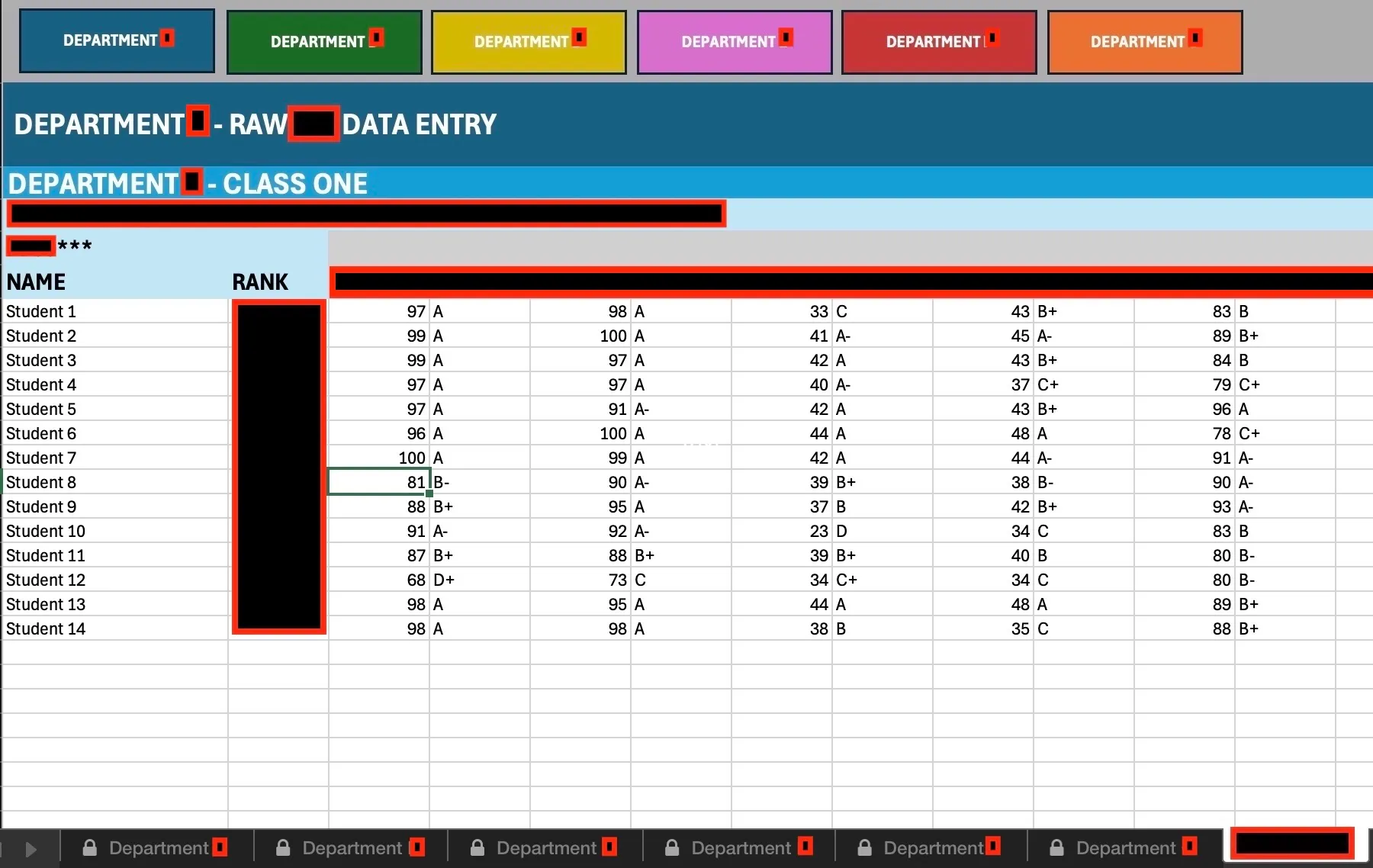 Raw Database Input